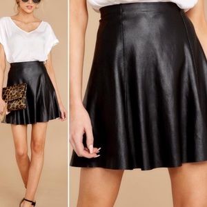 SPANX Black Flared Skirt